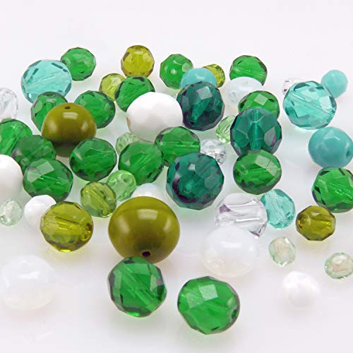 Perlen grün olivgrün 50x Glasschliffperlen Perlenmischung 6-10mm Beads Mix -621 Perlen grün olivgrün 50x Glasschliffperlen Perlenmischung 6-10mm Beads Mix -621 von Schmuck-Traumwelt