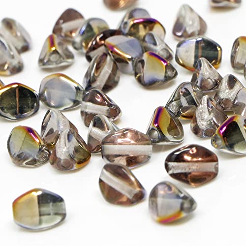 Pinch Beads 5mm tschechische Glasperlen 55 St. Kristall Sliperit Perlen beschichtet zum Basteln Pinch Beads 5mm tschechische Glasperlen 55 St. Kristall Sliperit Perlen beschichtet zum Basteln von Schmuck-Traumwelt