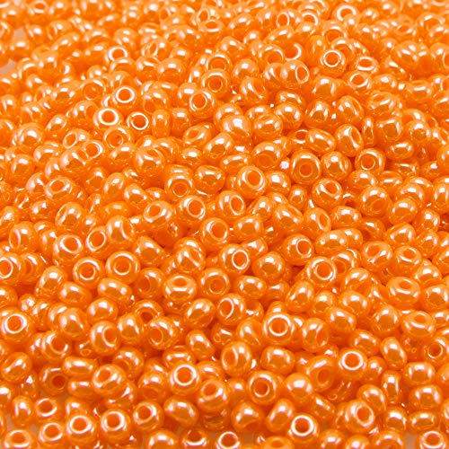 Rocailles 1500 St. 11/0 Glasperlen 2mm orange Indianerperlen Häkelperlen Beads Rocailles 1500 St. 11/0 Glasperlen 2mm orange Indianerperlen Häkelperlen Beads von Schmuck-Traumwelt