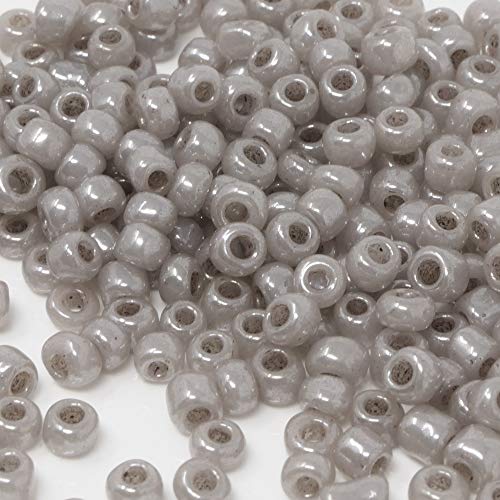 Rocailles Perlen 250 St. Glasperlen grau opak 4mm Bastelperlen Beads -1831 Rocailles Perlen 250 St. Glasperlen grau opak 4mm Bastelperlen Beads -1831 von Schmuck-Traumwelt