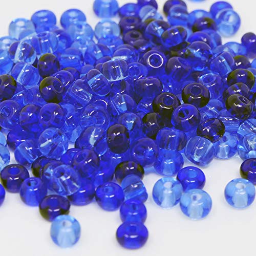 Rocailles Perlen 4mm Glasperlen Mix 5/0 blau Rocaillesperlen 170 St. Perlenmix -687 Rocailles Perlen 4mm Glasperlen Mix 5/0 blau Rocaillesperlen 170 St. Perlenmix -687 von Schmuck-Traumwelt
