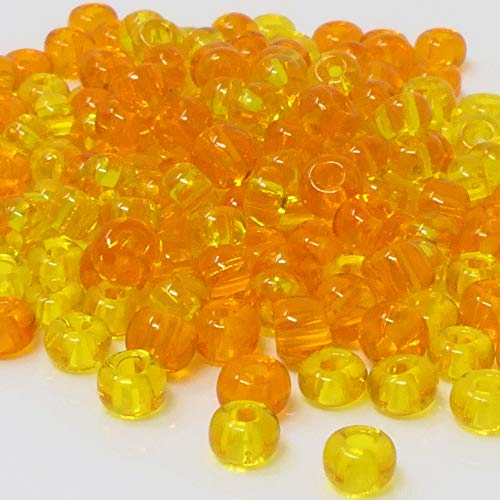 Rocailles Perlen 4mm Glasperlen Mix 5/0 gelb Rocaillesperlen 170 St. Perlenmix -689 Rocailles Perlen 4mm Glasperlen Mix 5/0 gelb Rocaillesperlen 170 St. Perlenmix -689 von Schmuck-Traumwelt