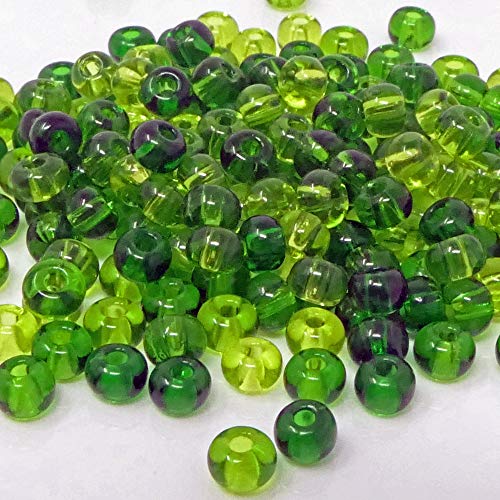Rocailles Perlen 4mm Glasperlen Mix 5/0 grün Rocaillesperlen 170 St. Perlenmix -682 Rocailles Perlen 4mm Glasperlen Mix 5/0 grün Rocaillesperlen 170 St. Perlenmix -682 von Schmuck-Traumwelt