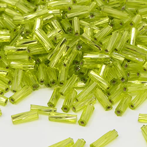 Rocailles-Stifte 6,5mm Olivgrün Röhrchen getwistet 560x Perlen Tubes zum Basteln Rocailles-Stifte 6,5mm Olivgrün Röhrchen getwistet 560x Perlen Tubes zum Basteln von Schmuck-Traumwelt