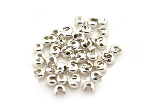 50 Stück Kaschierperlen, Kaschierkugel, 3 mm, Messing versilbert, Schmuckherstellung, Schmuckzubehör 50 Stück Kaschierperlen, Kaschierkugel, 3 mm, Messing versilbert, Schmuckherstellung, Schmuckzubehör von Schmuckmanufaktur Failer