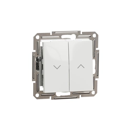 Schneider Electric Asfora Jalousie-, Rolladentaster, Unterputz, Steckklemmen, 10A, 250V, IP20, weiss, Artikelnummer EPH1370121D von Schneider Electric