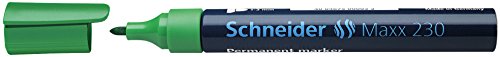Schneider Schreibgeräte Permanentmarker Maxx 230, nachfüllbar, 1-3 mm, grün Schneider Schreibgeräte Permanentmarker Maxx 230, nachfüllbar, 1-3 mm, grün von Schneider