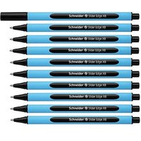 Schneider Kugelschreiber Slider Edge blau Schreibfarbe schwarz, 10 St. von Schneider