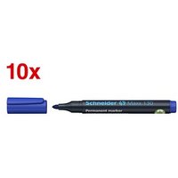 Schneider Maxx 130 Permanentmarker blau 1,0 - 3,0 mm, 10 St. von Schneider