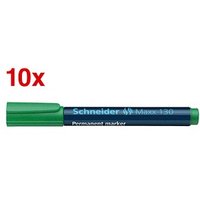 Schneider Maxx 130 Permanentmarker grün 1,0 - 3,0 mm, 10 St. von Schneider