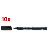 Schneider Maxx 130 Permanentmarker schwarz 1,0 - 3,0 mm, 10 St. Schneider Maxx 130 Permanentmarker schwarz 1,0 - 3,0 mm, 10 St. von Schneider