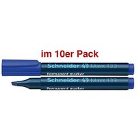Schneider Maxx 133 Permanentmarker blau 1,0 - 4,0 mm, 10 St. von Schneider