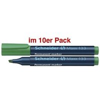 Schneider Maxx 133 Permanentmarker grün 1,0 - 4,0 mm, 10 St. von Schneider