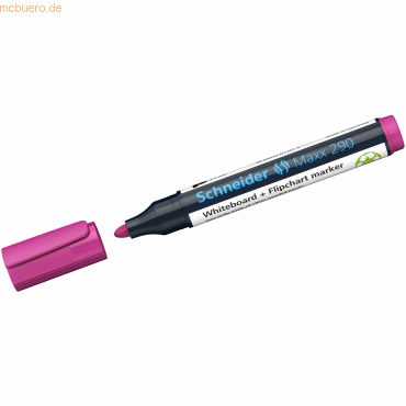 10 x Schneider Board-Marker Maxx 290 nachfüllbar 2-3mm magenta von Schneider