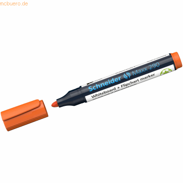 10 x Schneider Board-Marker Maxx 290 nachfüllbar 2-3mm orange von Schneider