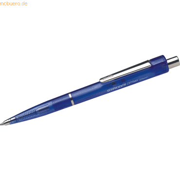 10 x Schneider Kugelschreiber Optima blau von Schneider