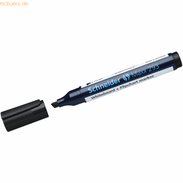 10 x Schneider Whiteboard- und Flipchartmarker 293 schwarz 10 x Schneider Whiteboard- und Flipchartmarker 293 schwarz von Schneider