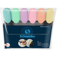 Schneider Job Pastell Textmarker farbsortiert, 6 St. von Schneider