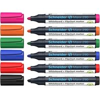 Schneider Maxx 290 Whiteboard- und Flipchart-Marker farbsortiert 2,0 - 3,0 mm, 6 St. Schneider Maxx 290 Whiteboard- und Flipchart-Marker farbsortiert 2,0 - 3,0 mm, 6 St. von Schneider