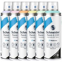 6 Schneider Paint-It 030 Supreme DIY Acrylspray Sprühfarbe farbsortiert 6 Schneider Paint-It 030 Supreme DIY Acrylspray Sprühfarbe farbsortiert von Schneider