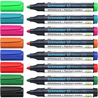 Schneider Maxx 290 Whiteboard- und Flipchart-Marker farbsortiert 2,0 - 3,0 mm, 8 St. Schneider Maxx 290 Whiteboard- und Flipchart-Marker farbsortiert 2,0 - 3,0 mm, 8 St. von Schneider