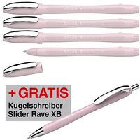 AKTION: Schneider Kugelschreiber Slider Memo pearl, Schreibfarbe: blau, 4 St. + GRATIS Schneider Kugelschreiber Slider Rave XB pearl AKTION: Schneider Kugelschreiber Slider Memo pearl, Schreibfarbe: blau, 4 St. + GRATIS Schneider Kugelschreiber Slider Rave XB pearl von Schneider