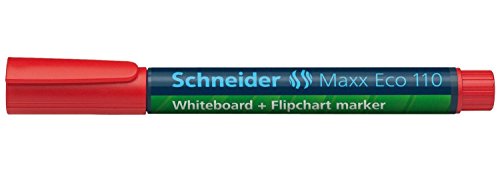 Board-Marker Maxx Eco 110, rot, 1-3 mm, nachfüllbar, 5er-Pack von Schneider