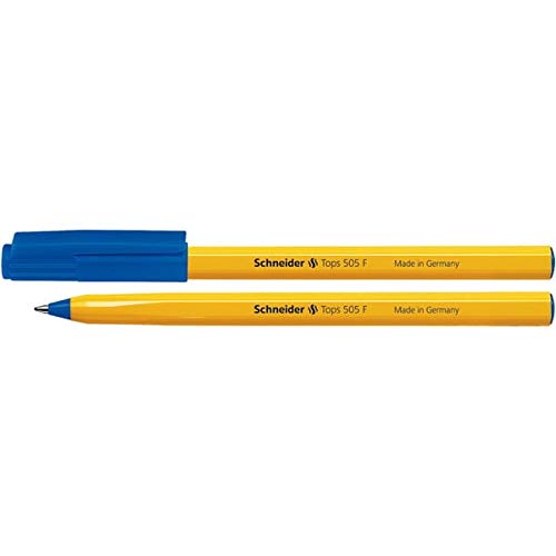Kugelschreiber Tops 505 - blau - Spitze 0,5mm - Schneider von Ewbob