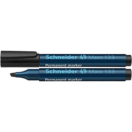 Marcatore Maxx 133 - schwarz - Permanent Tinte - Keilspitze 1,0 bis 4,0mm - Schneider Marcatore Maxx 133 - schwarz - Permanent Tinte - Keilspitze 1,0 bis 4,0mm - Schneider von Schneider