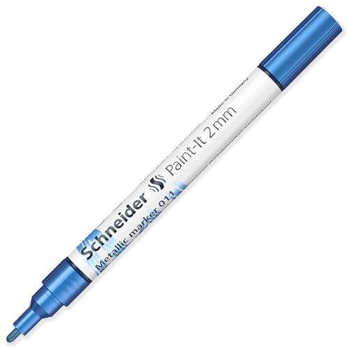 Metallic Marker Schneider Paint-It 011 2mm Blue Metallic von Schneider
