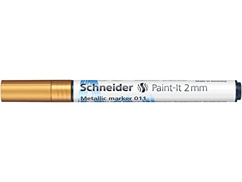Metallic Marker Schneider Paint-It 011 2mm Gold Metallic von Schneider