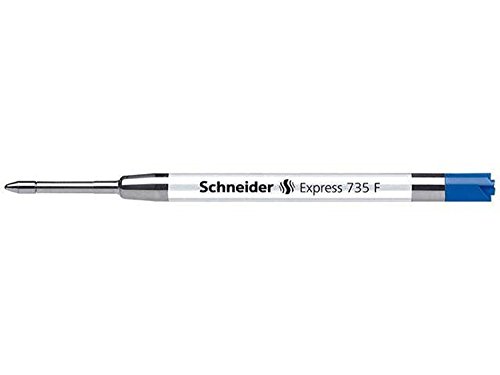 SCHNEIDER 2 Ersatzminen für Kugelschreiber Express 735, feine Spitze, Blau von Schneider