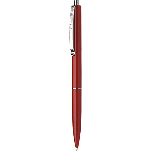 SCHNEIDER 3 Stück Kugelschreiber K15 rot mittlere Strichstärke von Schneider