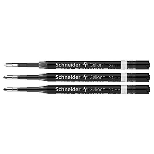 SCHNEIDER Gelion+ Gel-Tintenminen, 0,7 mm, Schwarz, 3 Stück SCHNEIDER Gelion+ Gel-Tintenminen, 0,7 mm, Schwarz, 3 Stück von Schneider