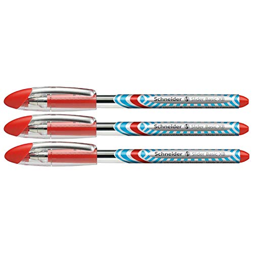 SCHNEIDER Kugelschreiber Slider XB, Rot, 3 Stück SCHNEIDER Kugelschreiber Slider XB, Rot, 3 Stück von Schneider