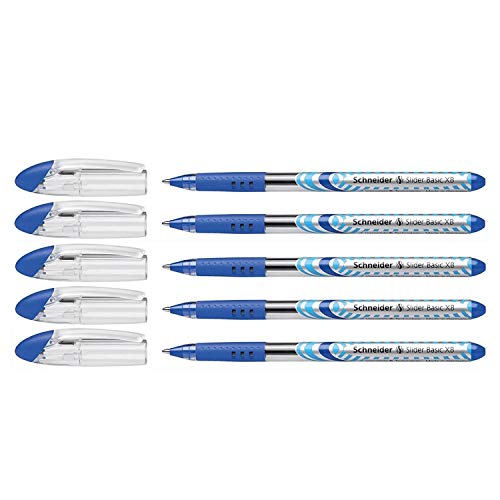 SCHNEIDER Kugelschreiber slider, Strichfarbe: blau VE=5 SCHNEIDER Kugelschreiber slider, Strichfarbe: blau VE=5 von Schneider