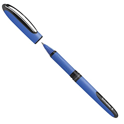 SCHNEIDER Tintenroller One Hybrid C, konische Spitze 05, Schwarz, 5 Stück von Schneider