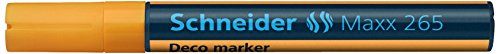 Schneider 126506 Windowmarker Deco-Marker Maxx 265, 2-3 mm, orange von Schneider