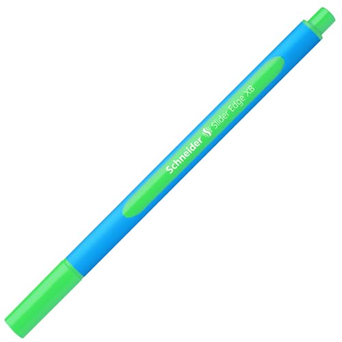 Schneider 152204 Schreibgeräte Kugelschreiber Slider Edge, Kappenmodell, XB, grün, Schaftfarbe: cyan-grün, 1-er Pack Schneider 152204 Schreibgeräte Kugelschreiber Slider Edge, Kappenmodell, XB, grün, Schaftfarbe: cyan-grün, 1-er Pack von Schneider