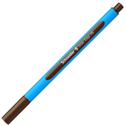 Schneider 152207 Schreibgeräte Kugelschreiber Slider Edge, Kappenmodell, XB, braun, Schaftfarbe: cyan-braun, 1-er Pack Schneider 152207 Schreibgeräte Kugelschreiber Slider Edge, Kappenmodell, XB, braun, Schaftfarbe: cyan-braun, 1-er Pack von Schneider