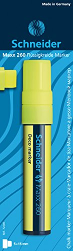Schneider Windowmarker Maxx 260 (Deco-Marker mit Blockspitze 20 mm) gelb Schneider Windowmarker Maxx 260 (Deco-Marker mit Blockspitze 20 mm) gelb von Schneider