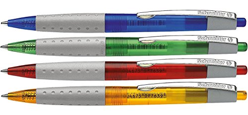 Schneider 3 Stück Kugelschreiber Loox pte Durchschnitt blau transparent passendem von Schneider