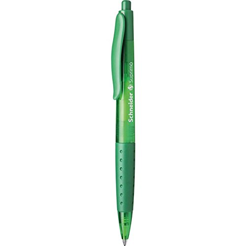 Schneider 3 Stück Kugelschreiber SUPRIMO grün pte Durchschnitt blau von Schneider