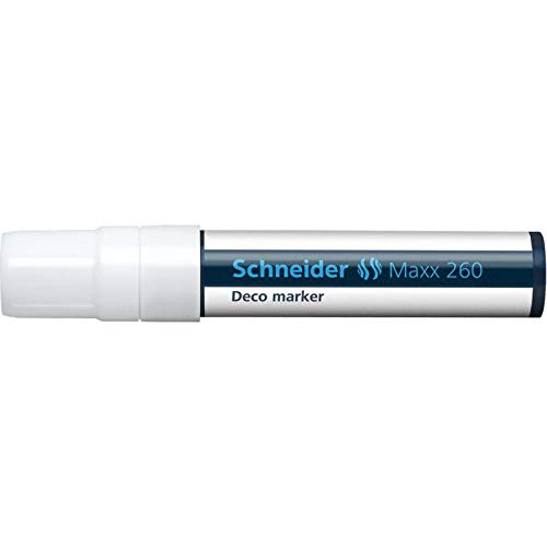 Schneider 5 Stück Flüssigkreide-Marker Maxx 260 pte Breite 5 – 15 mm weiß Schneider 5 Stück Flüssigkreide-Marker Maxx 260 pte Breite 5 – 15 mm weiß von Schneider