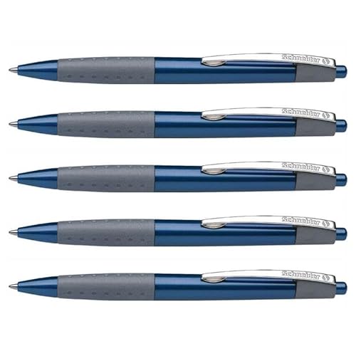 Schneider Druckkugelschreiber Loox mit weicher Soft-Grip-Zone metallclip, schwarz/grün/blau/rot Schneider Druckkugelschreiber Loox mit weicher Soft-Grip-Zone metallclip, schwarz/grün/blau/rot von Schneider