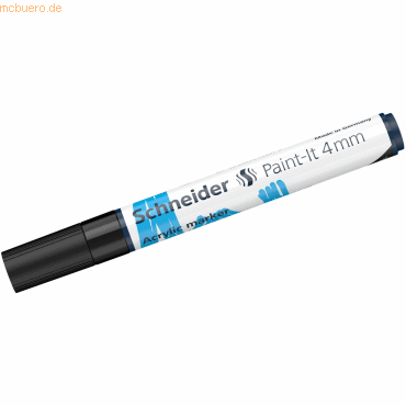 Schneider Acrylmarker Paint-It 320 4mm schwarz Schneider Acrylmarker Paint-It 320 4mm schwarz von Schneider