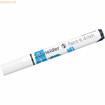 Schneider Acrylmarker Paint-It 320 4mm weiß Schneider Acrylmarker Paint-It 320 4mm weiß von Schneider