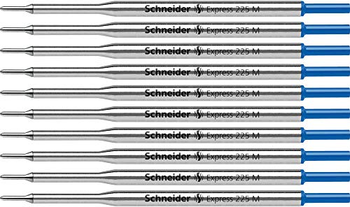 Schneider Express 225 M Kugelschreiber-Großraummine (dokumentenecht) 10er Packung blau von Schneider
