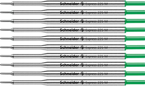 Schneider Express 225 M Kugelschreiber-Großraummine (dokumentenecht) 10er Packung grün von Schneider