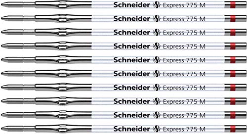 Schneider Express 775 M Kugelschreiber Mine (dokumentenecht) 10er Packung rot von Schneider